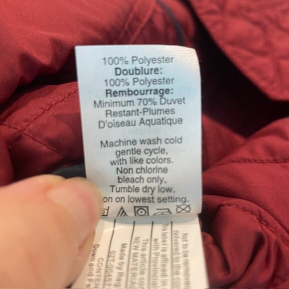 JCREW QUILTED TACK JACKET COAT DOWN #02722 CRIMSON MAPLE MEDIUM NWT - Picture 14 of 14